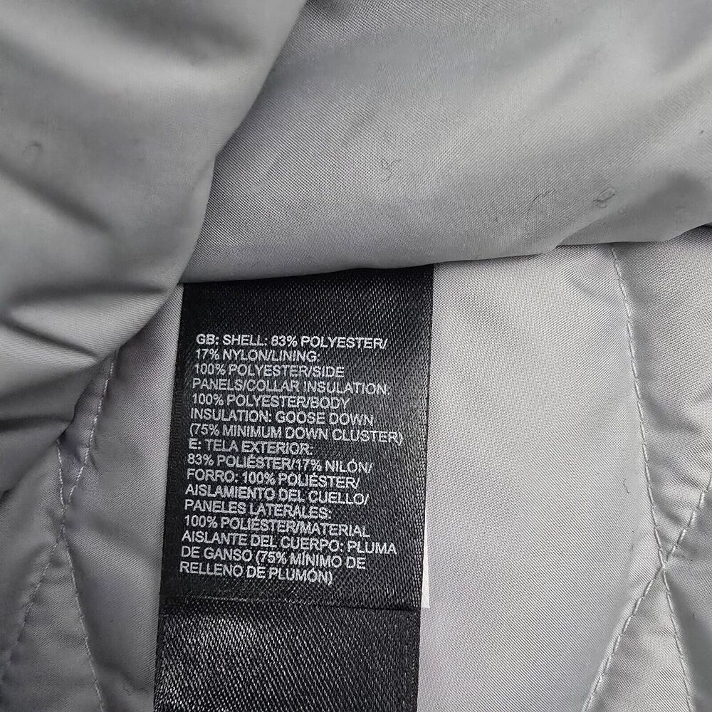 The North Face Women's 550 Down Puffer Vest Gray Medium M Goose‎ 4426 - Picture 8 of 10